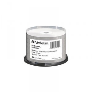 Support Verbatim 8.5GB DVD + R/8xspd Wide Thermal DVD Recordable (43700)