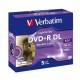 Support de stockage DVD+R Double couche 8x Verbatim (43684) (5 Pack)