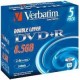 Support de stockage DVD+R Double couche Verbatim DVD+R Double Layer 8x Speed, Jewel Case, 8,5GB (43540)