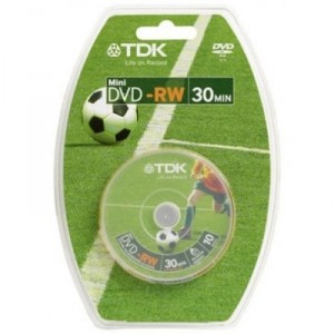 Storage Media Viatek 1x10 TDK DVD-RW 1,4 GB 8cm 2x Speed, Cakebox (DVD-RW14CBEB10)