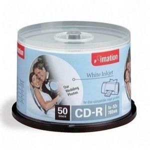 Support de stockage CD-R 52x Imation (17304) Lot de 50