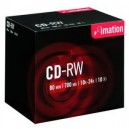 Support de stockage CD-RW 24x Imation (19003) Lot de 10