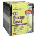 Boîtier de rangement CD/DVD Imation (41017) Lot de 25