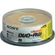 Support de stockage DVD+RW 4x Sony (25DPW120ASP) Lot de 25