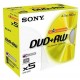 Support de stockage DVD+RW Sony (5DPW120A) Lot de 5