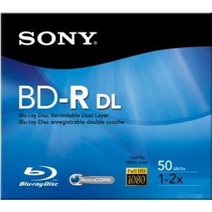 Support de stockage BD-R 2x Sony BNR-50AHE à l'unité (BNR50AHE)