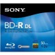 Support de stockage BD-R 2x Sony BNR-50AHE à l'unité (BNR50AHE)