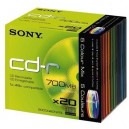 Support de stockage CD-R 48x Sony CDQ80 (20CDQ80NSLD) Lot de 20