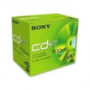 Support de stockage CD-R 48x Sony (10CDQ80NXSLD) Lot de 10