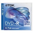 Support de stockage 16x TDK (DVD-R47ED10) Lot de 10 (DVDR47ED10)