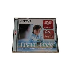 Support de stockage 4x TDK (DVD-RW47EC) à l'unité (DVDRW47EC)