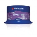 Support de stockage DVD+R 16x Verbatim (43550) Lot de 50