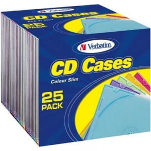 Storage boxes CD / DVD Verbatim (49991) (Pack-25)