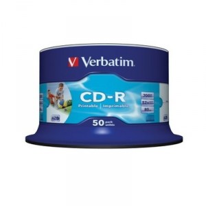 Storage Media CD-R 48x Verbatim DataLifePlus (43309) Set of 50