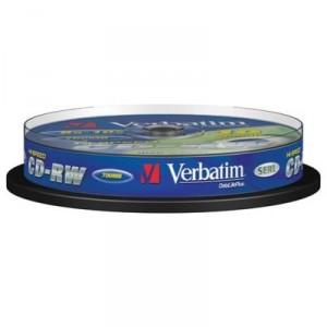 Storage Media CD-RW 12x Verbatim DataLifePlus (43480) (Pack of 10)