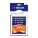 Support Verbatim - 3 x DVD-R (8cm) - 1.4 Go 4x - argent mat - support de stockage (43592)