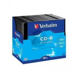 Storage Media Verbatim CD-R 52x (43348) Set of 20