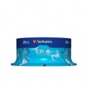 Support de stockage CD-R 52x Verbatim (43432) Lot de 25