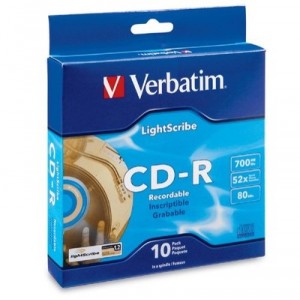 Storage Media Verbatim CD-R 52x (43441) Set of 10