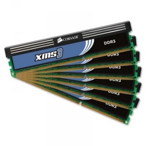 Corsair - HX3X12G1600C9 - Mémoire RAM - DDR3 1600 - 1 COR CL9 Kit6 2 Go
