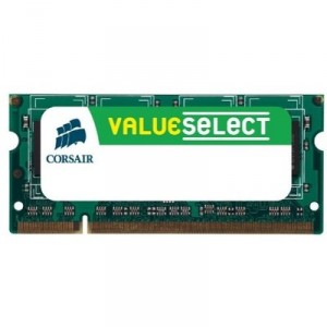 Mémoire PC portable Corsair Value SO-DIMM 800 MHz DDR2 RAM 2 Go (VS2GSDS800D2)