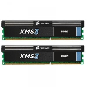 Corsair - CMX8GX3M2A2000C9 - Mémoire RAM - DDR3 2000 - 8 Go COR CL9 XMS3 Kit2