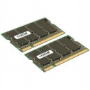 Mémoire 4GB kit DDR2 RAM Crucial Technology PC2-6400 2 x 1 Go (CT2KIT25664AC800)