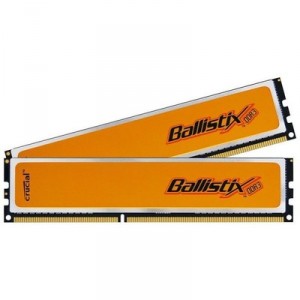Barrette mémoire pour PC Crucial Ballistix 2 x 2 Go PC12800 - 5% de remise jusqu'au 02/02/2011 ... DDR3 SDRAM 2 x 2 Go (BL2KIT