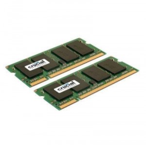 Mémoire PC portable Crucial SO-DIMM DDR2 RAM 2 x 1 Go (112995)