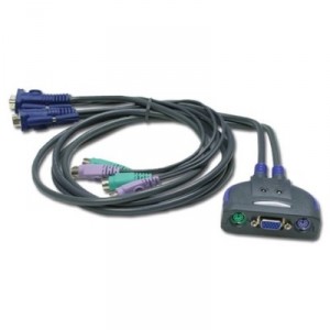 ConnectLand Connectland - DS-KVM-CS-62 - Mini Commutateur KVM de partage - 2 ports (2403024)