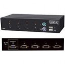 DIGITUS Digitus - DC-12202-1 - Combo Commutateur KVM - 4 ports (DC122021)
