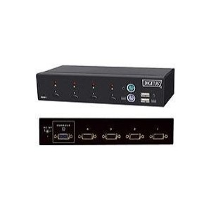 DIGITUS Digitus - DC-12202-1 - Combo Commutateur KVM - 4 ports (DC122021)