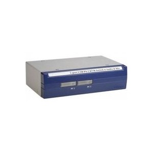 Konektikpc Kvm 2 ports combo USB/PS2 (console et uc) + audio Commutateur KVM