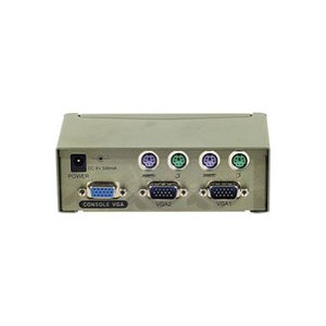 Konektikpc KVM de bureau PS/2 avec cordons pieuvre - 2 voies (3548380620700) Commutateur KVM