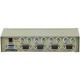 Konektikpc KVM de bureau PS/2 avec cordons pieuvre - 4 voies (3548380620809) Commutateur KVM