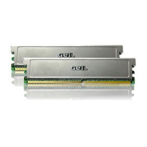 GeIL Series Dual Channel Kit - Mémoire - : 2 x 1 - DIMM 240 broches - - 800 MHz / ... DDR2 RAM PC2-6400 2 x 1 Go (GX22GB6400DC)