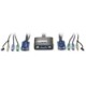 Levelone LEVELONE - Câble et commutateur KVM, PS/2 + audio, 2 PCs connecte 2 PC avec 1 clavier, souris et mon... (KVM-0213)