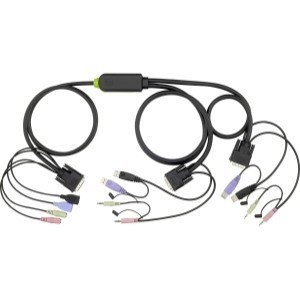 Levelone LevelOne - KVM-0260 2-Port USB DVI KVM Switch avec Audio Commutateur KVM