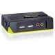 Levelone LEVELONE - KVM commutateur avec Audio, USB, 2 ports (KVM-0221/590221), contrôle de 2 PC à partir d'u... (40158671378