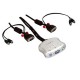 Lindy Electronics LINDY CPU Switch Compact - Commutateur KVM - PS/2 - 2 utilisateurs locaux - externe (32800)