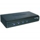 Trendnet Trendnet - TK-423K - KVM 4 ports VGA - USB  PS/2 + Audio + câbles Commutateur KVM