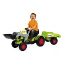 Big Spielwarenfabrik Big Tracteur À Pédales Claas Celtic Pelle + Remorque - À Partir de 3 Ans (Big-Toys Factory)