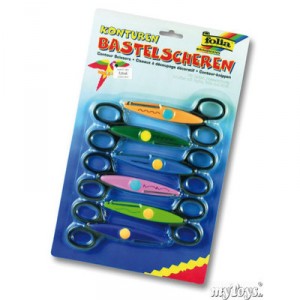 Bringmann Set ciseaux de contour, 6 pièces.