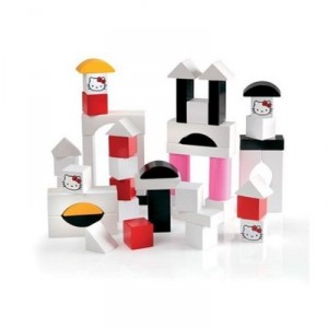 Brio Wooden Cubes Hello Kitty - 50 pieces