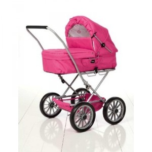 Brio Doll Stroller Gull, fuchsia
