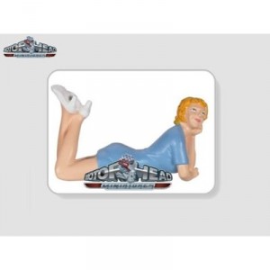 Buddy Motorhead Miniatures - 232 - Figurine Collection-Pin-Up Darlene - Blue - Scale 1 / 18