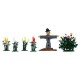 Hornby France - Busch - 1233 - Circuit - Train - Lupins et dahlias