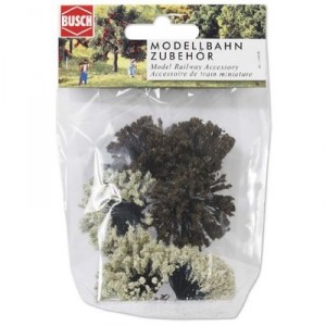 Hornby France - Busch - 6057 - Circuit - Train - Set of 6 assorted bushes