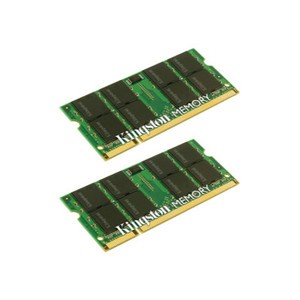Barrette mémoire pour PC de marque Kingston KTA-MB667K2/4G - SO-DIMM 4 Go PC5300 DDR2 RAM 2 x 1 Go (1296100)