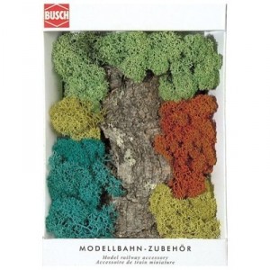 Hornby France - Busch - 7101 - Circuit - Train - Package + rock lichen bushes (Busch)